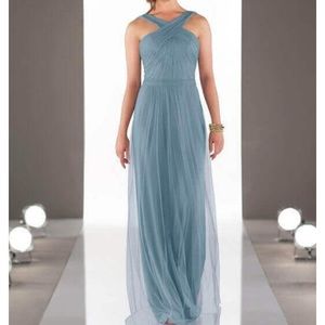 Sorella Vita Flowing Cross Strap Bridesmaid Dress